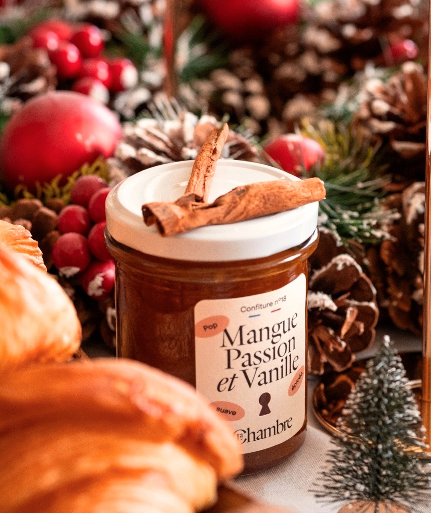 Confiture mangue passion vanille