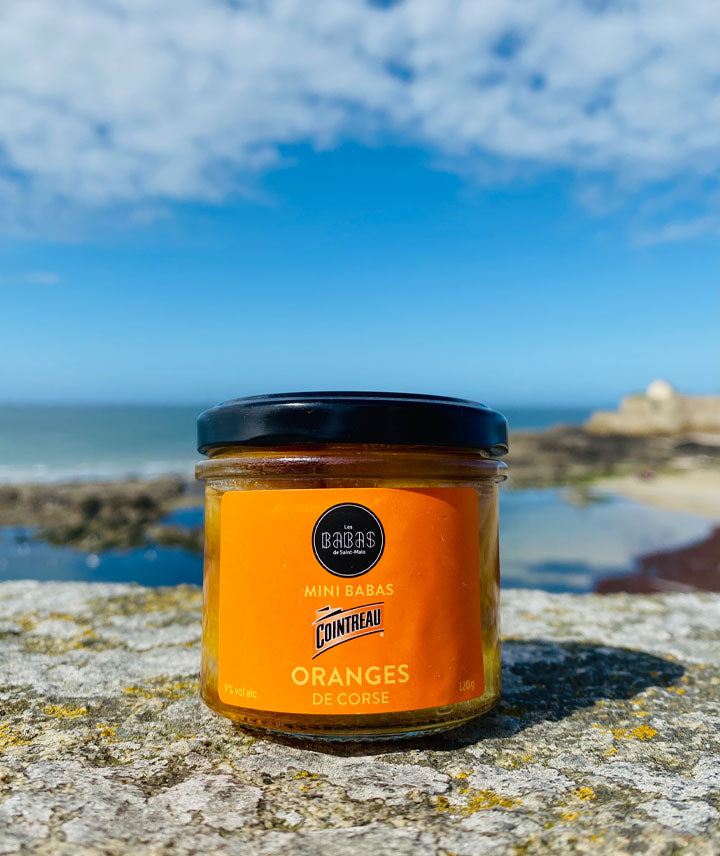 Mini babas cointreau et orange
