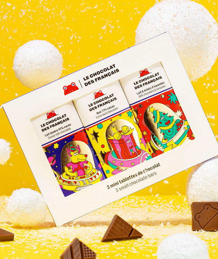 Coffret de 3 mini tablettes de Noël