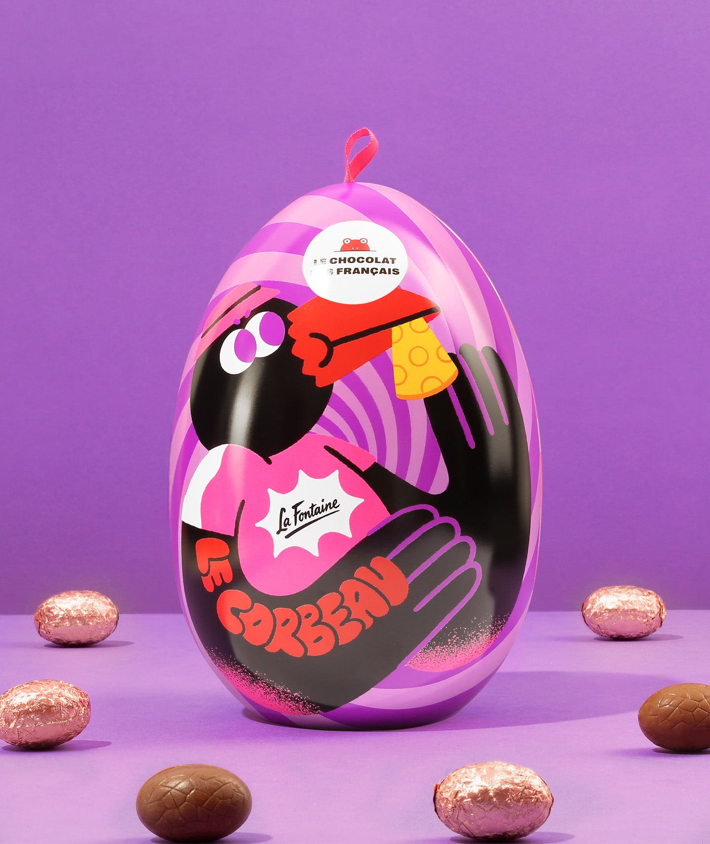 Oeufs praliné noisette caramel chocolat lait - Renard et Corbeau