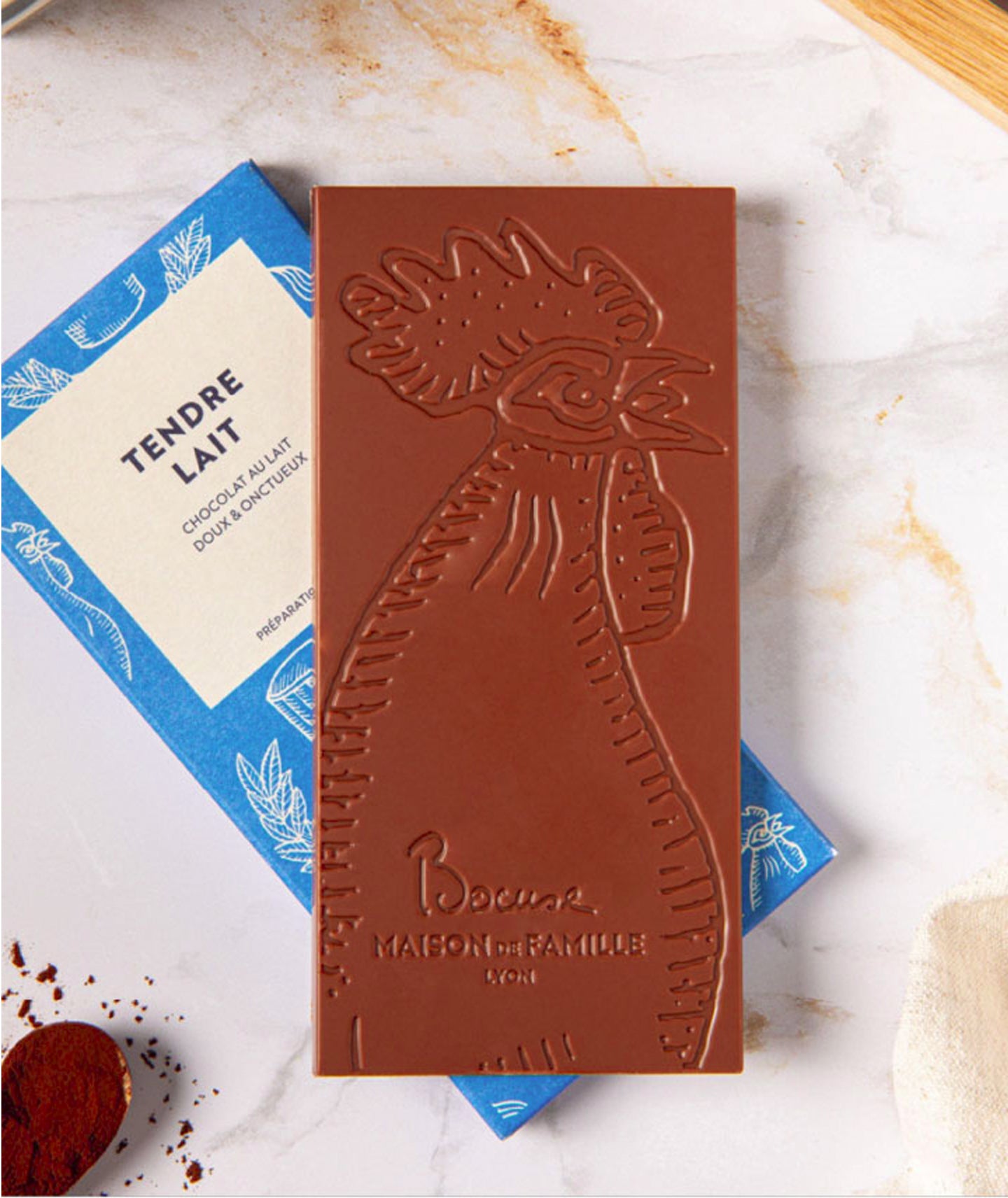 Tablette chocolat tendre lait