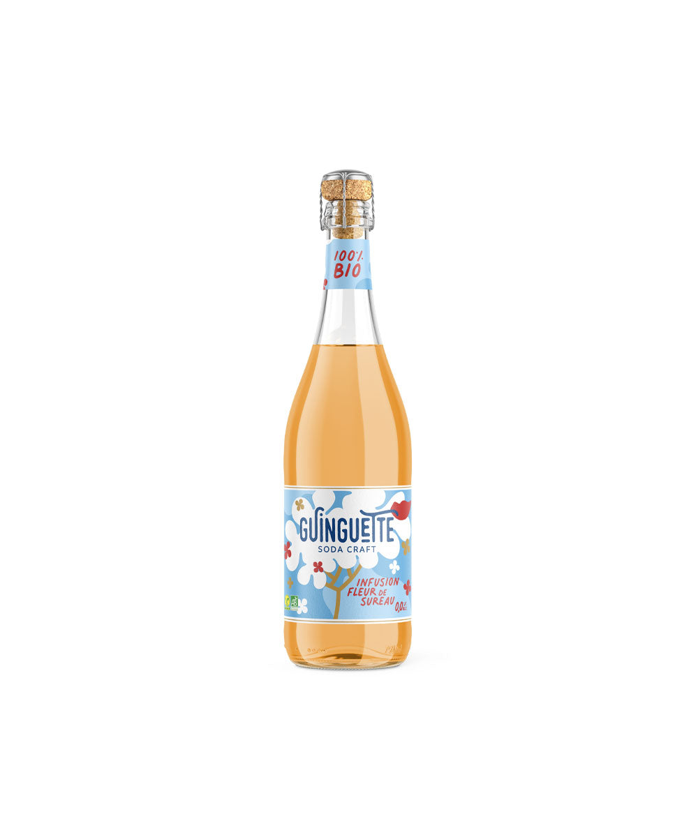Pétillant de pomme fleur de sureau bio