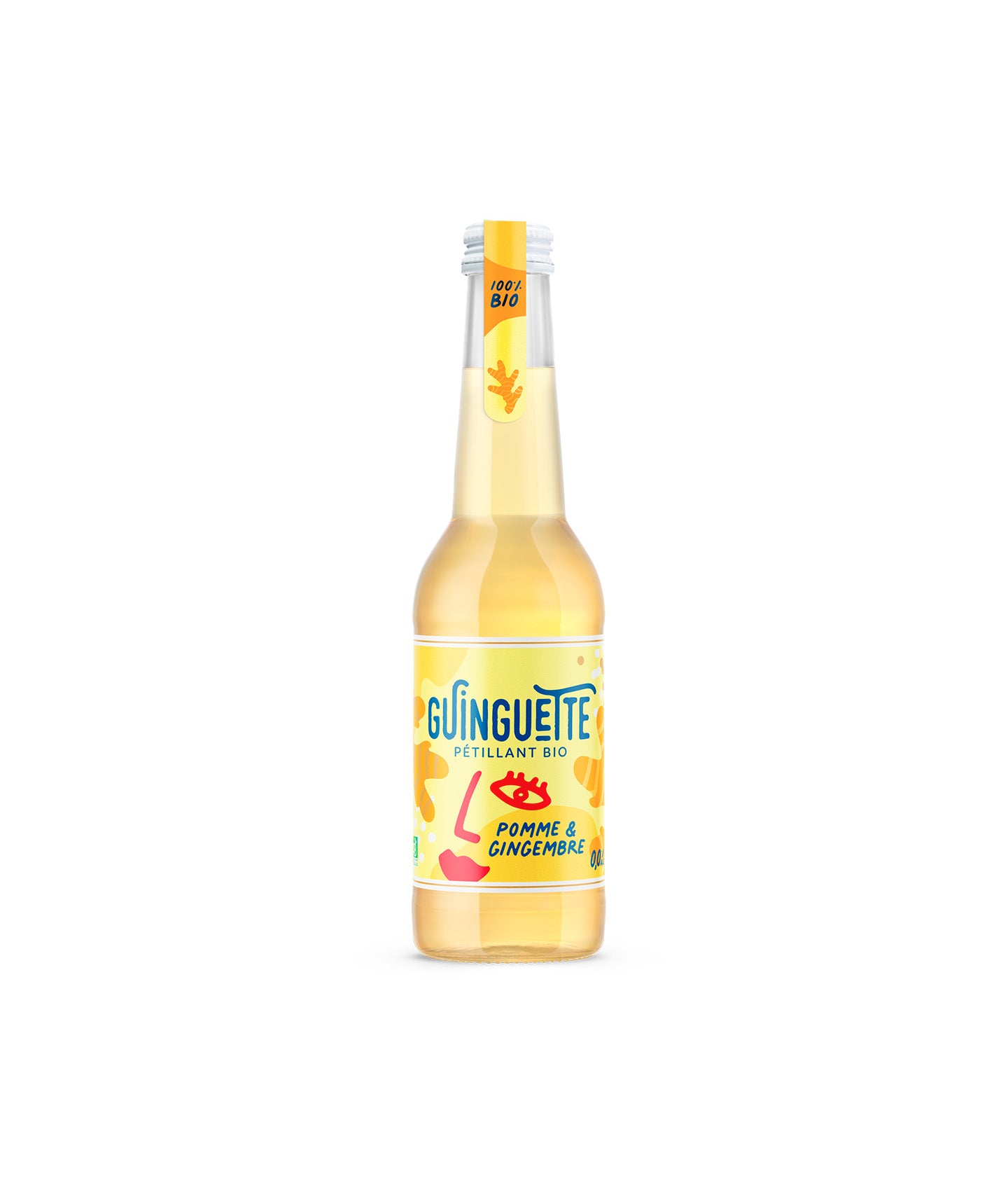 Pétillant de pomme et gingembre bio - Petit format