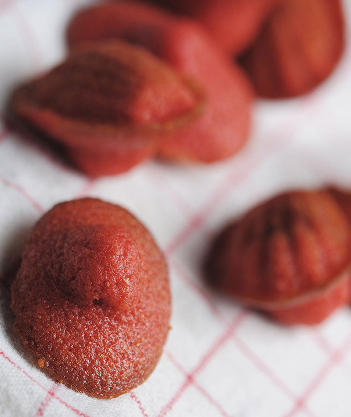 Mini madeleines à la framboise