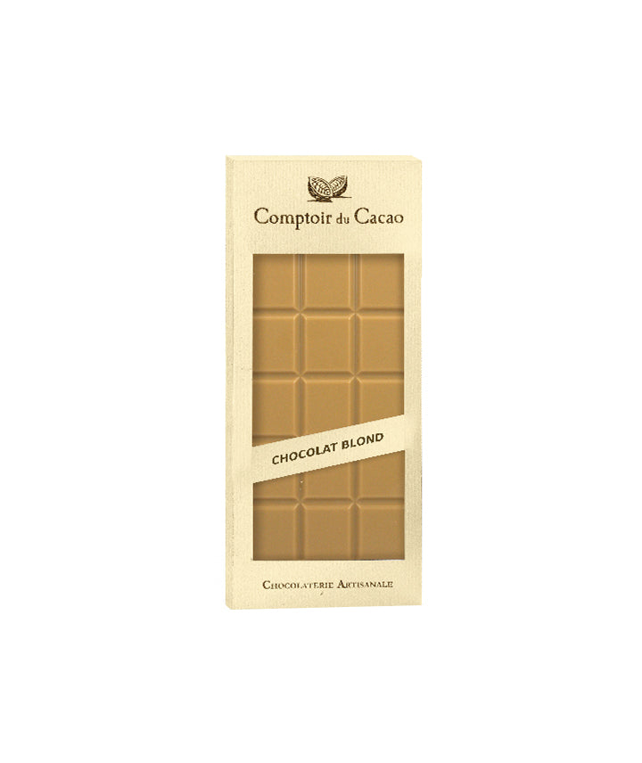 Tablette chocolat blond