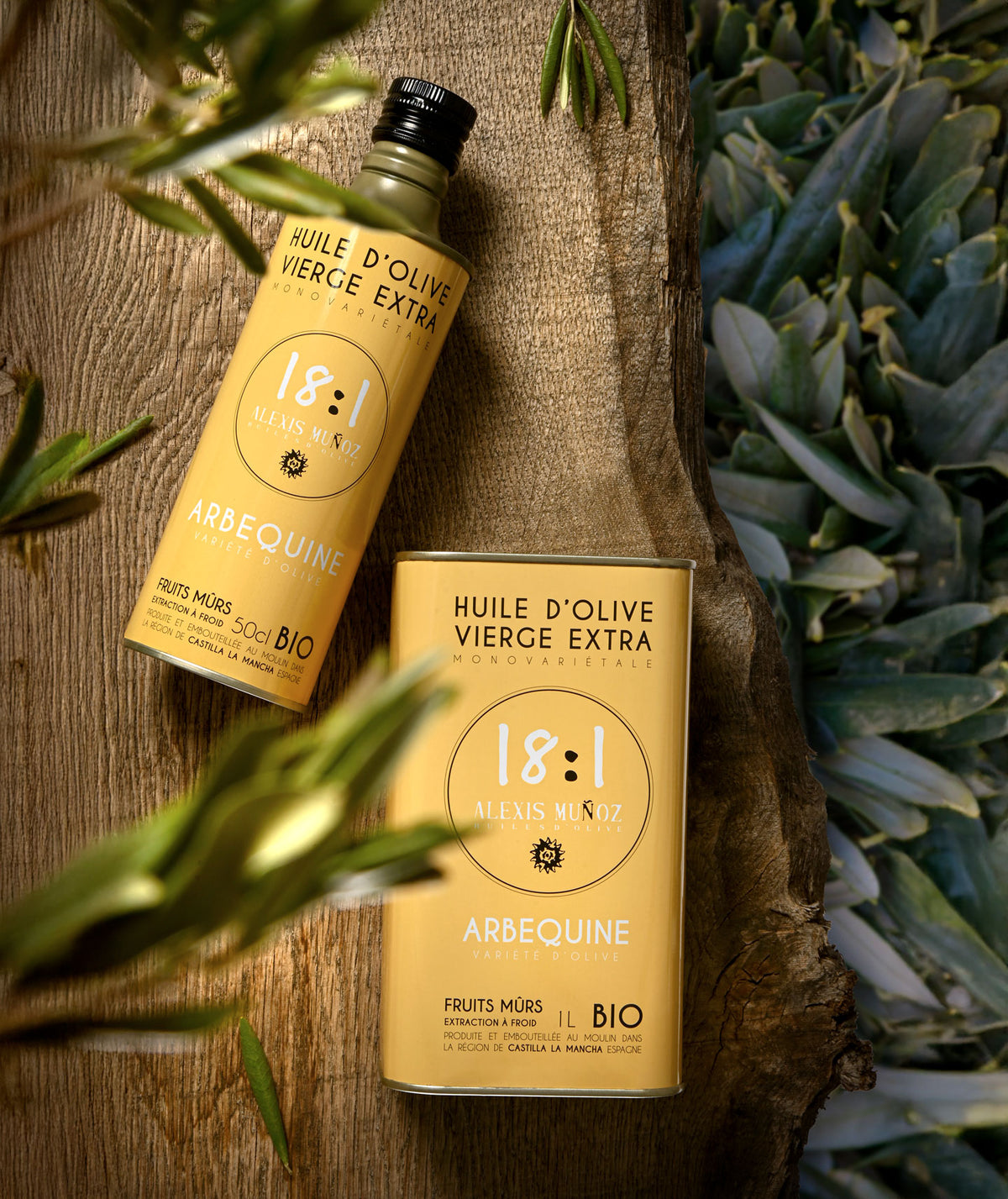 Huile d'olive 18:1 - Arbequine 500ml