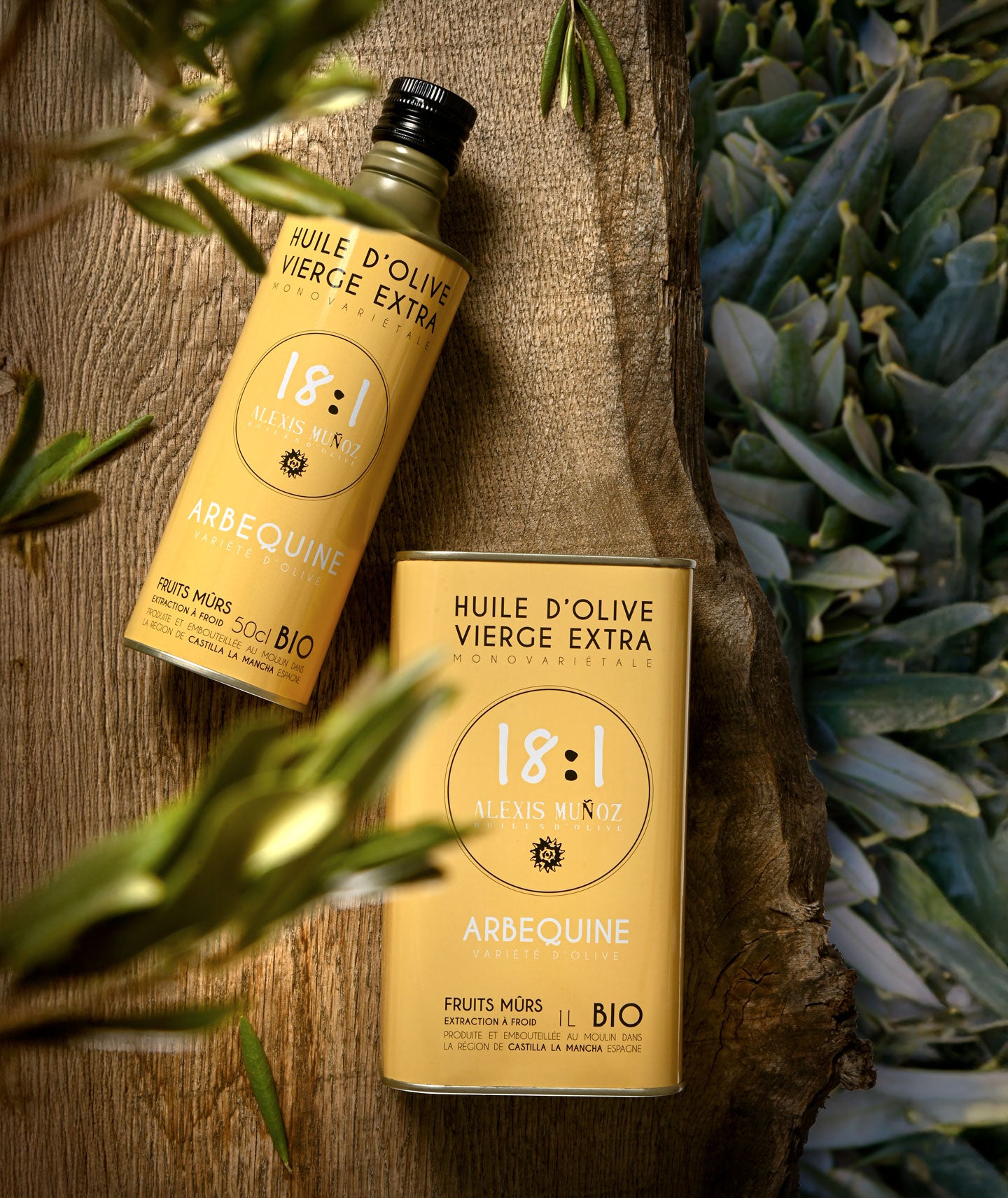 Huile d'olive 18:1 - Arbequine 1L