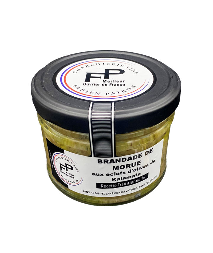 Brandade de morue aux éclats d'olives de Kalamata