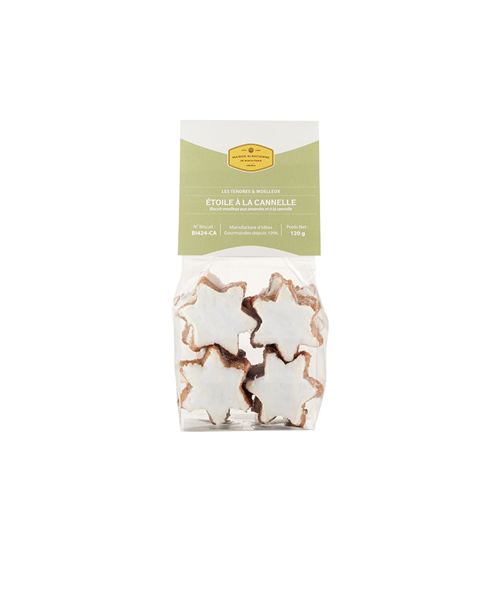 Biscuits moelleux à la cannelle en forme d’étoile