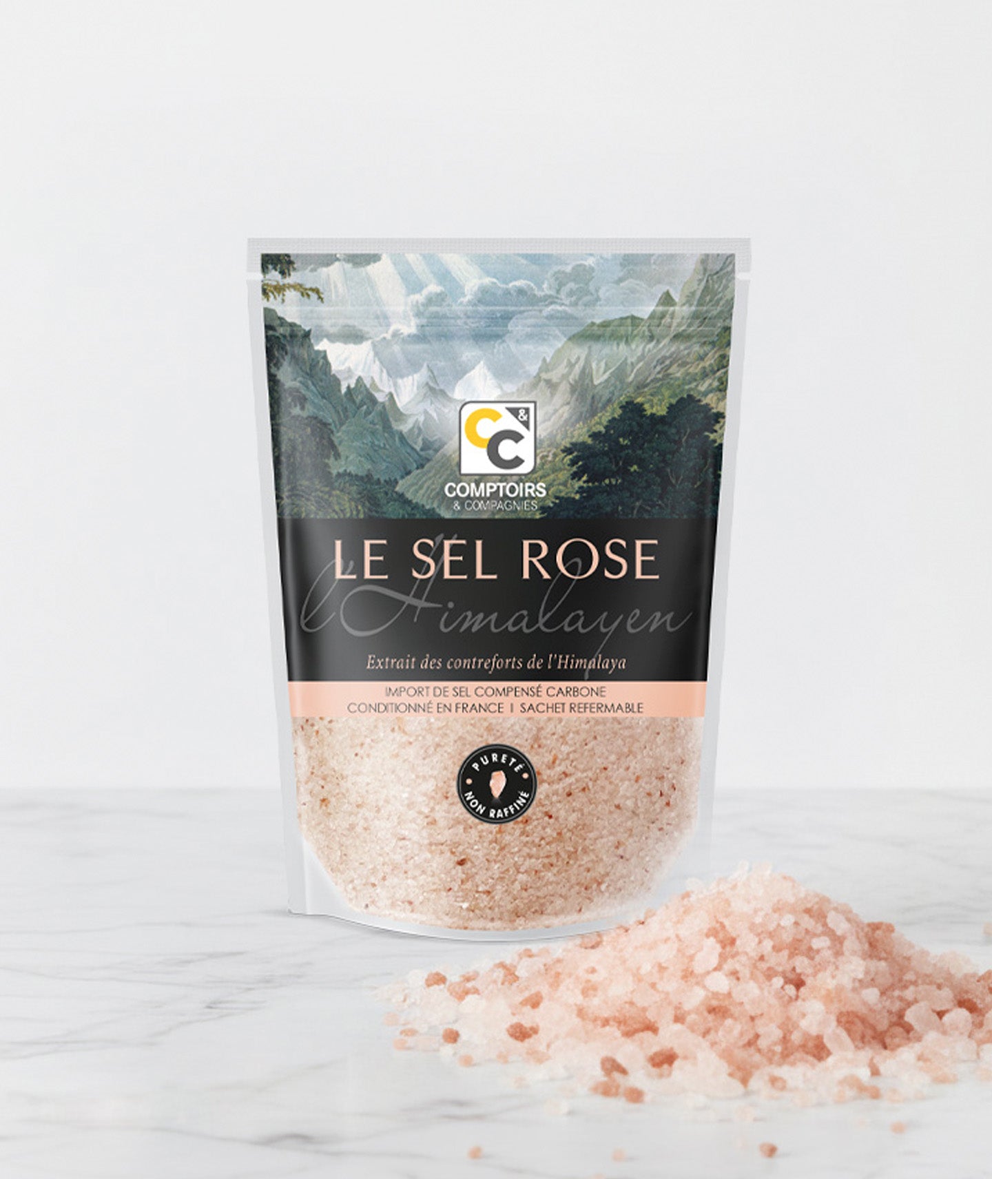 Sachet de sel rose de l’Himalaya fin