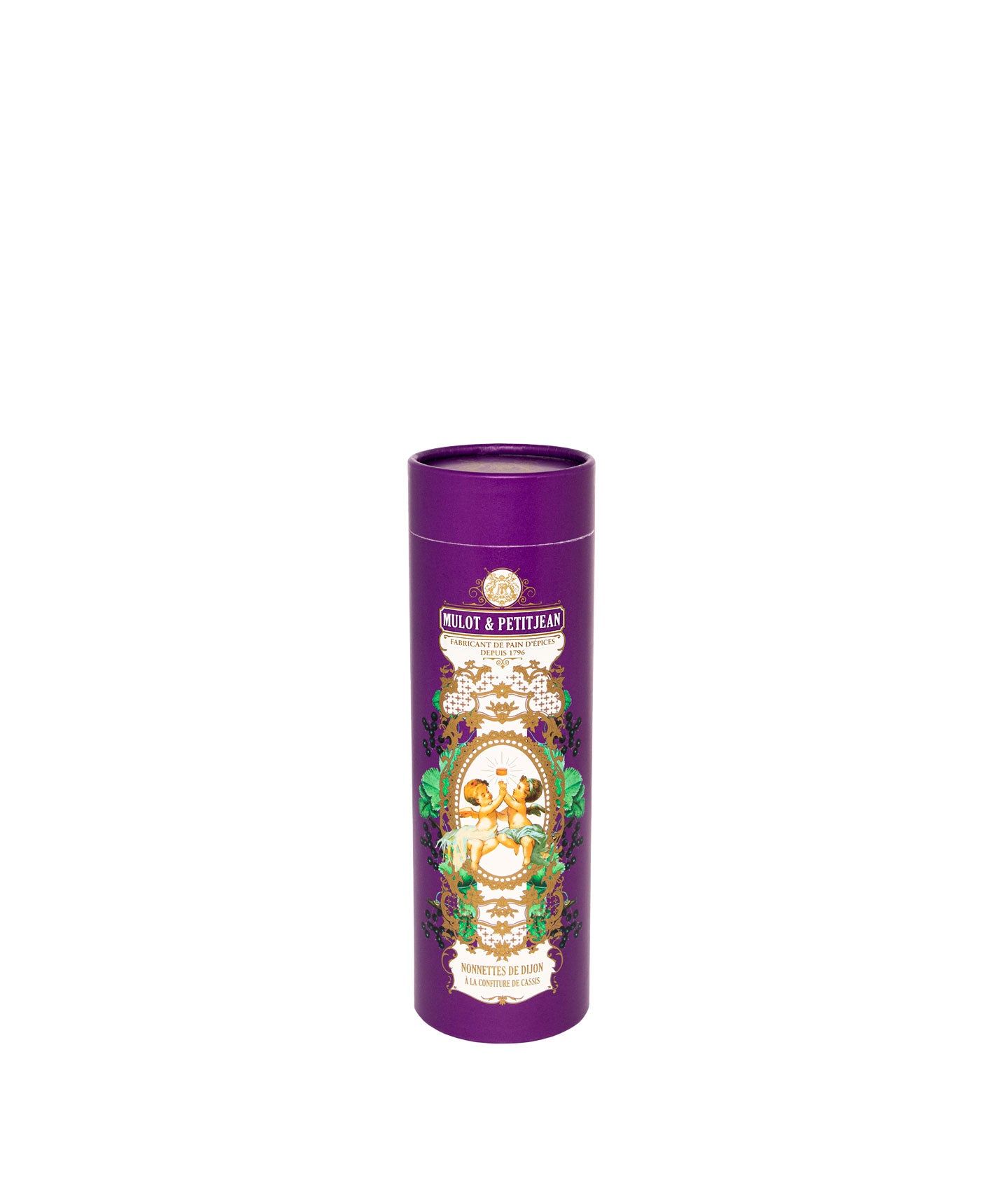Boite tube de 6 nonnettes au cassis