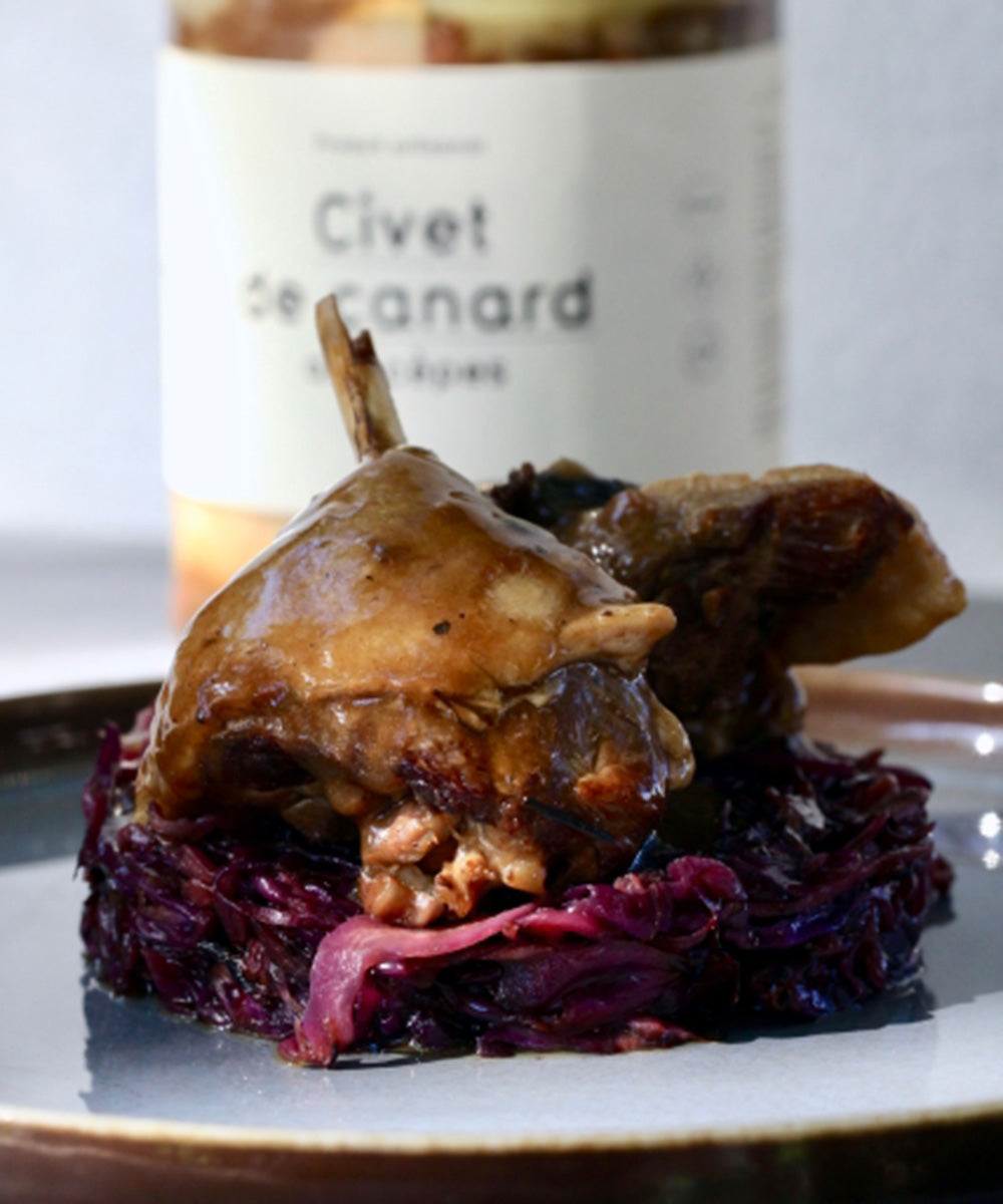 Canard aux cèpes