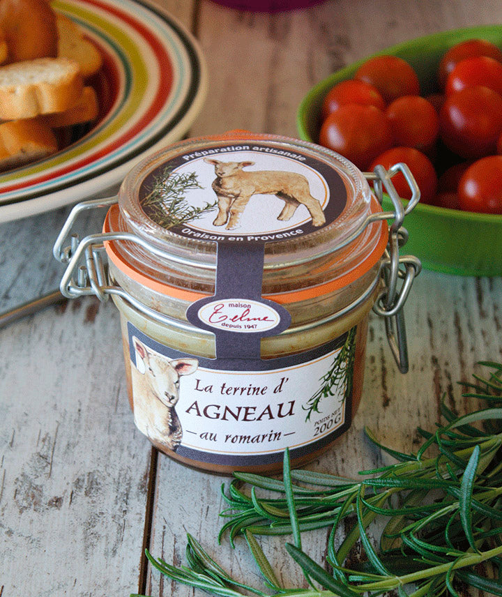 Terrine d'agneau au romarin