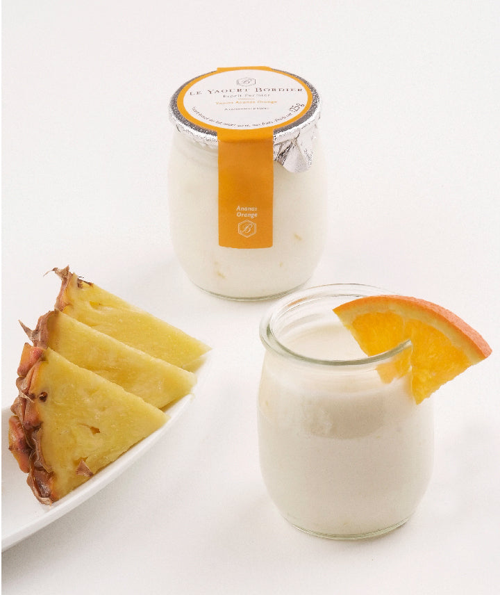 Yaourt Bordier Ananas / Orange