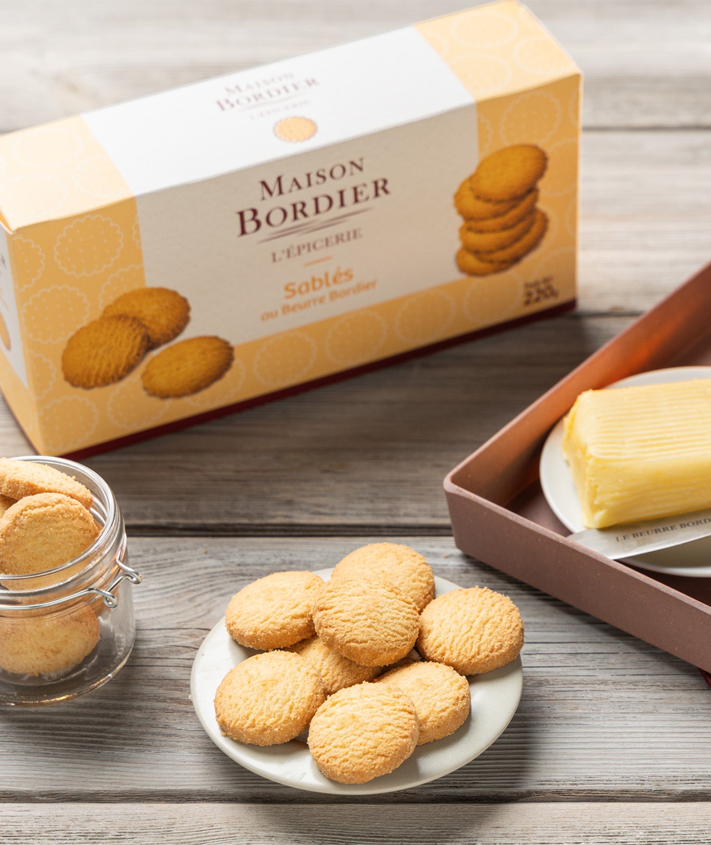 Sablés au beurre Bordier