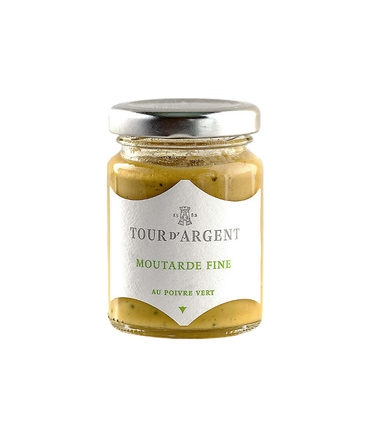 Moutarde fine au poivre vert