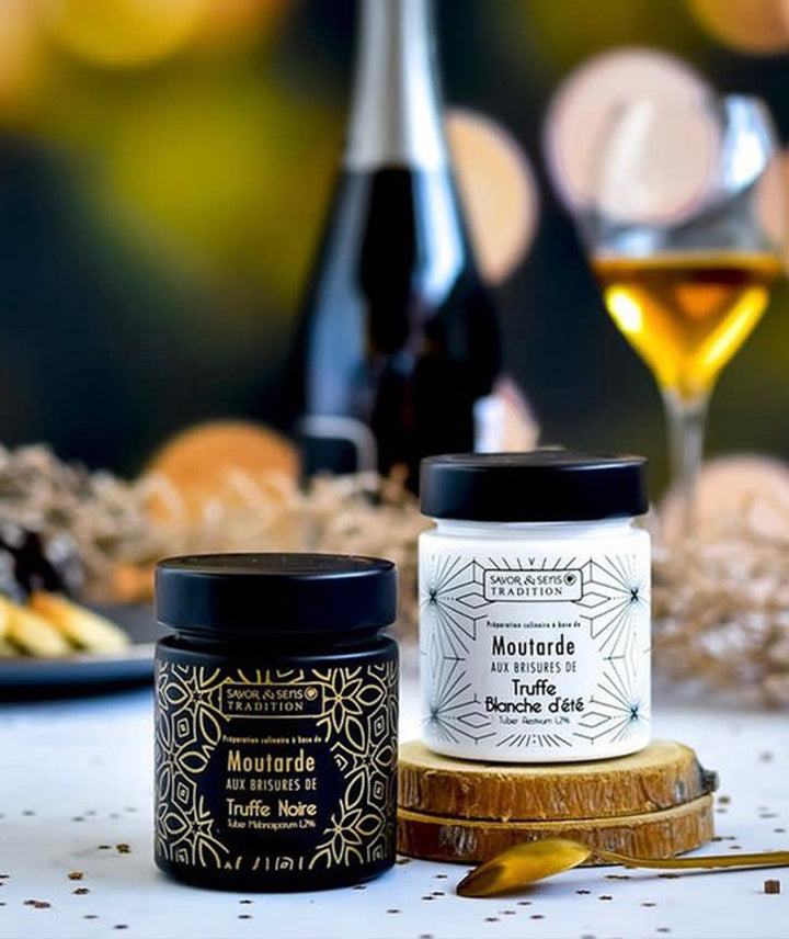Moutarde aux brisures de truffe blanche d'été