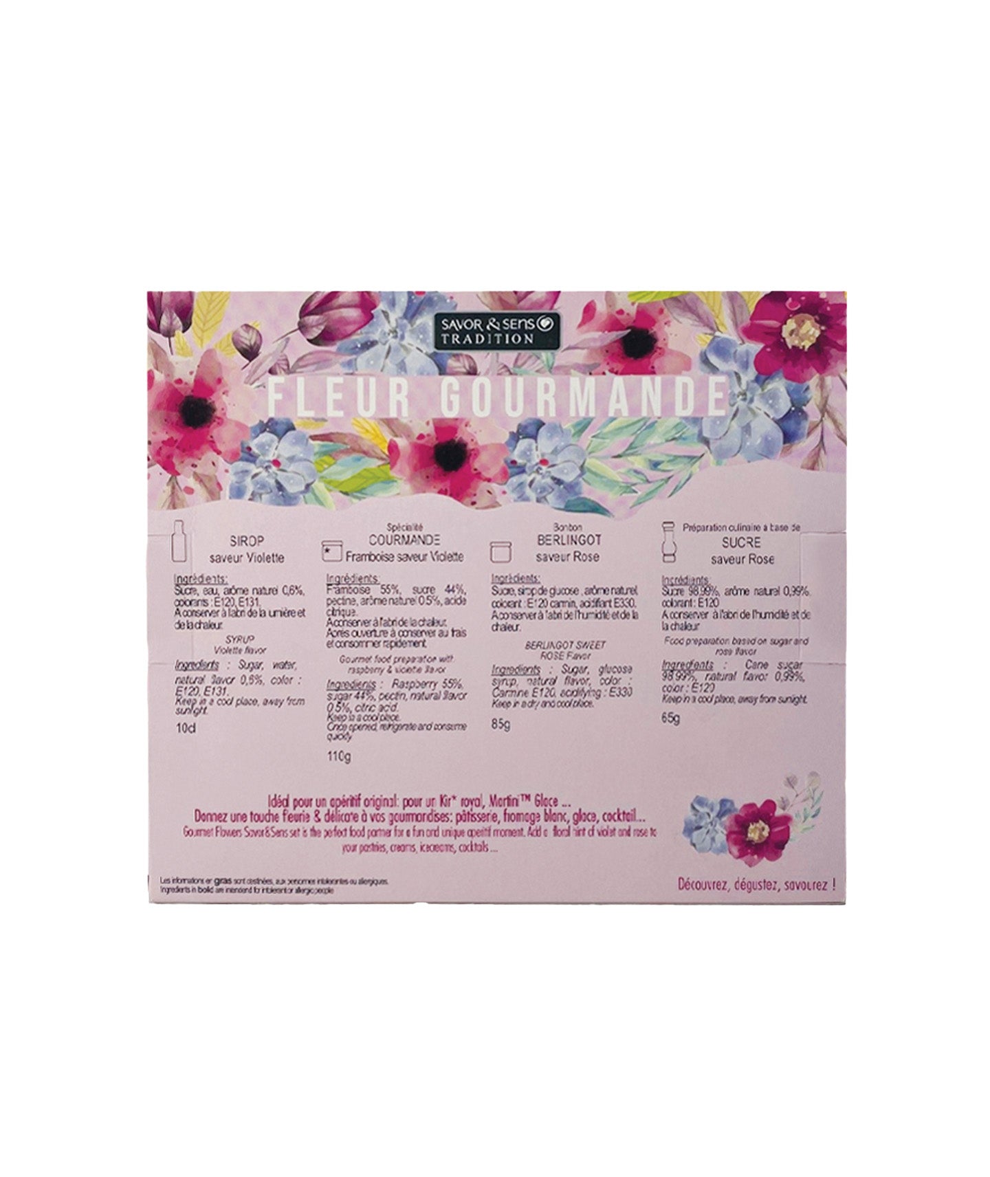Coffret "Autour de la fleur gourmande"