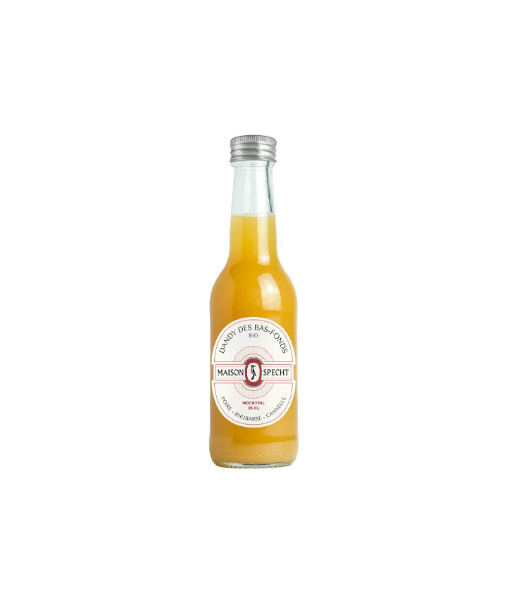 Mocktail Dandy des bas-fonds - Poire rhubarbe et cannelle