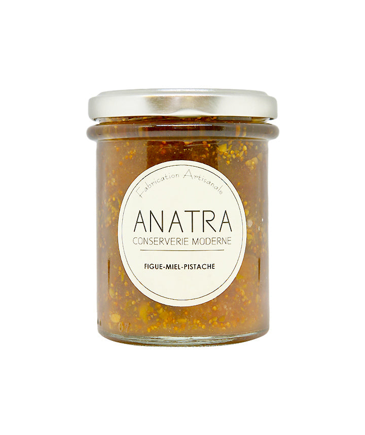 Confiture artisanale figue miel pistache