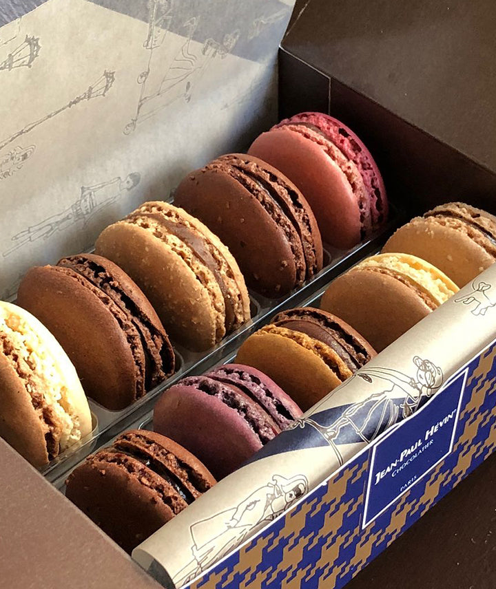 Étui 10 macarons assortiment