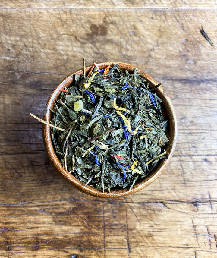 Thé vert parfumé "Thé d'aligre" - Boîte vrac