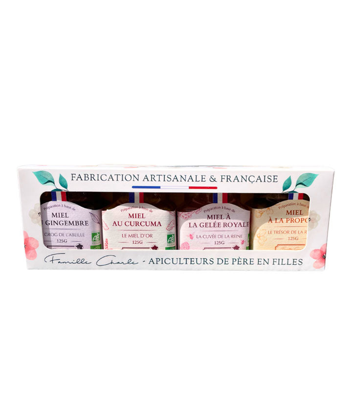 Coffret Miels Bien-Être vue face aux Galeries Lafayette Le Gourmet