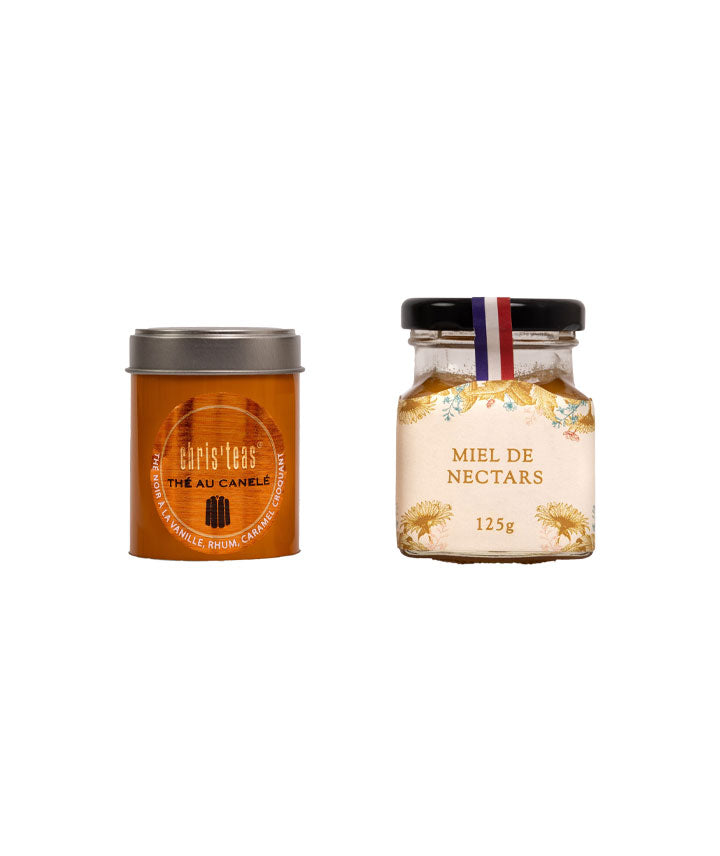 Coffret thé au canelé et miel de nectars