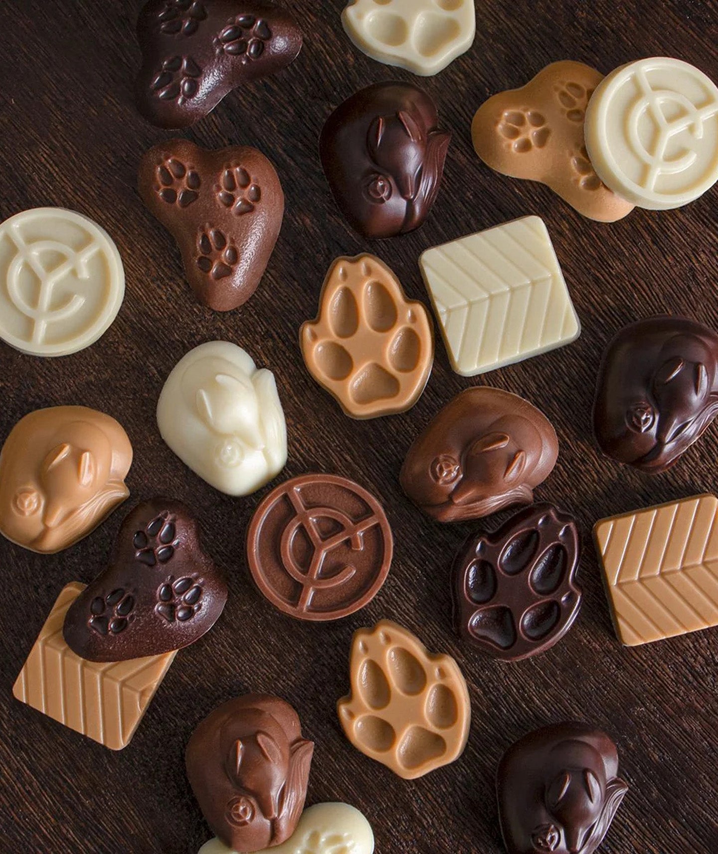 Pot de fritures en chocolat