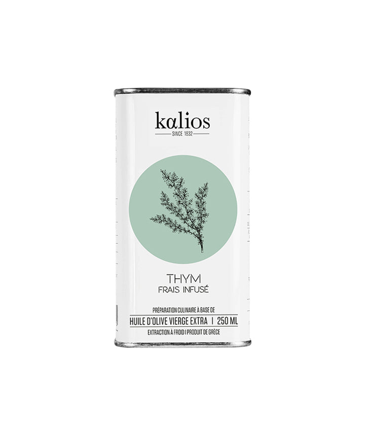 Bidon huile d'olive infusée Thym