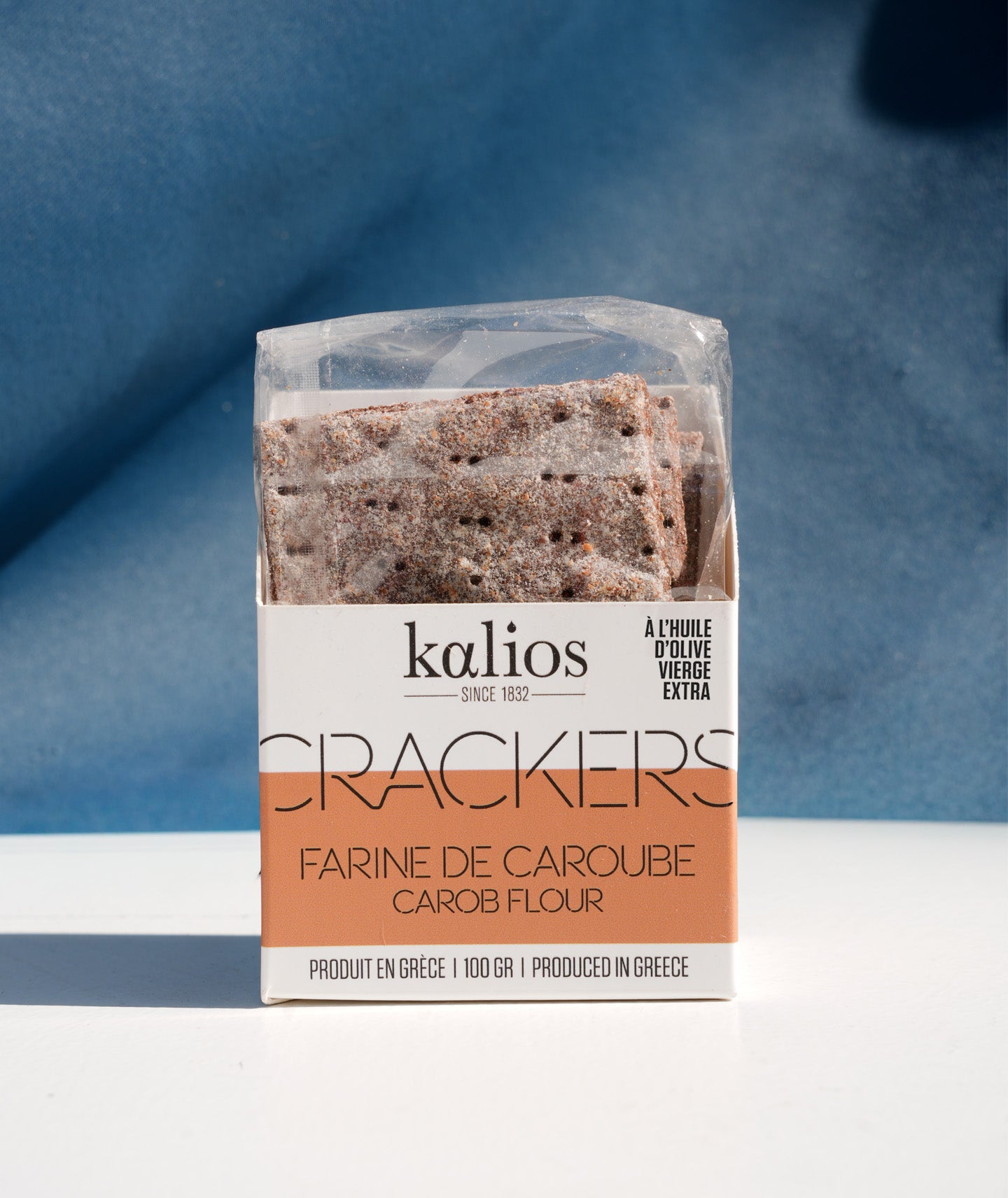 Crackers à la farine de caroube