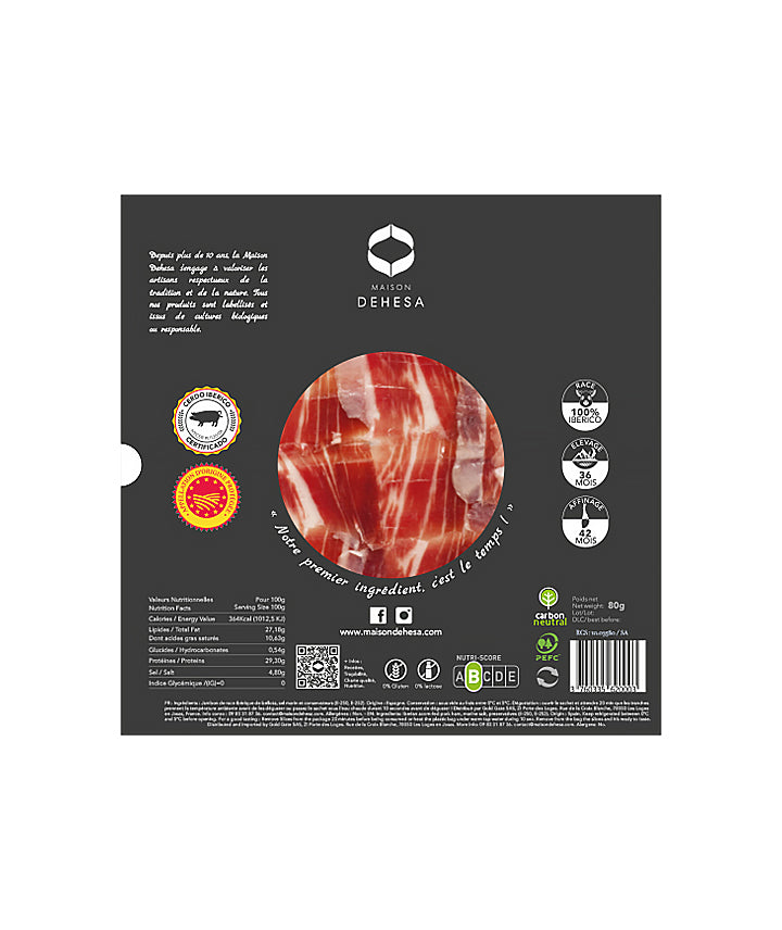 Jambon de Pata Negra Bellota tranché