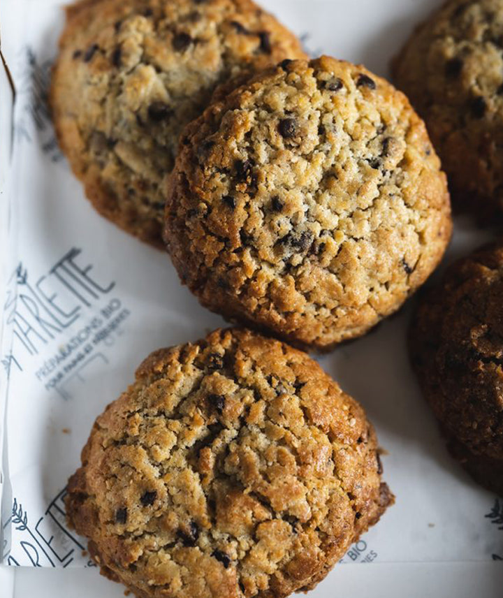Préparation bio pour cookies aux pépites de chocolat et sésame