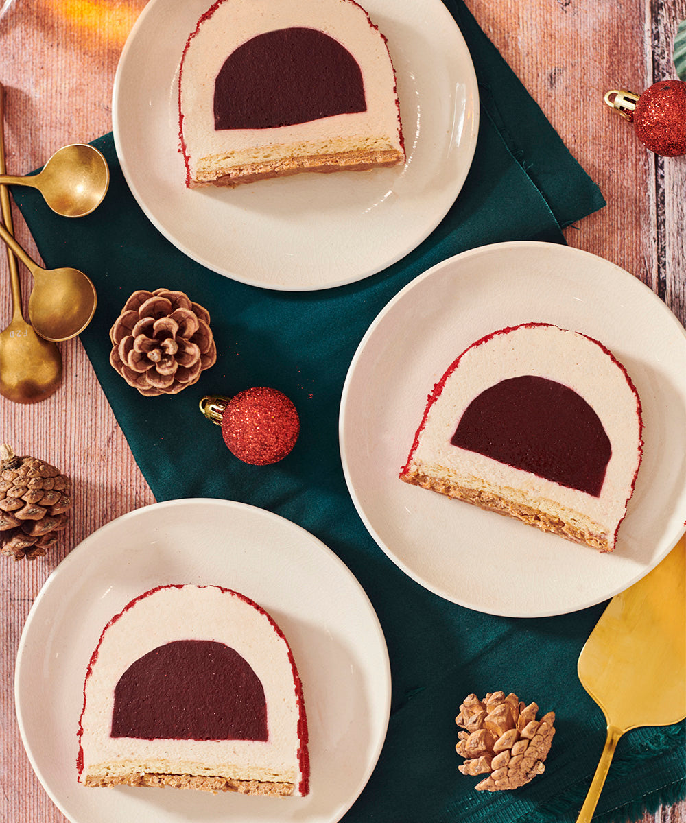 Bûche Cerise-Marron - Exclusivité Galeries Lafayette