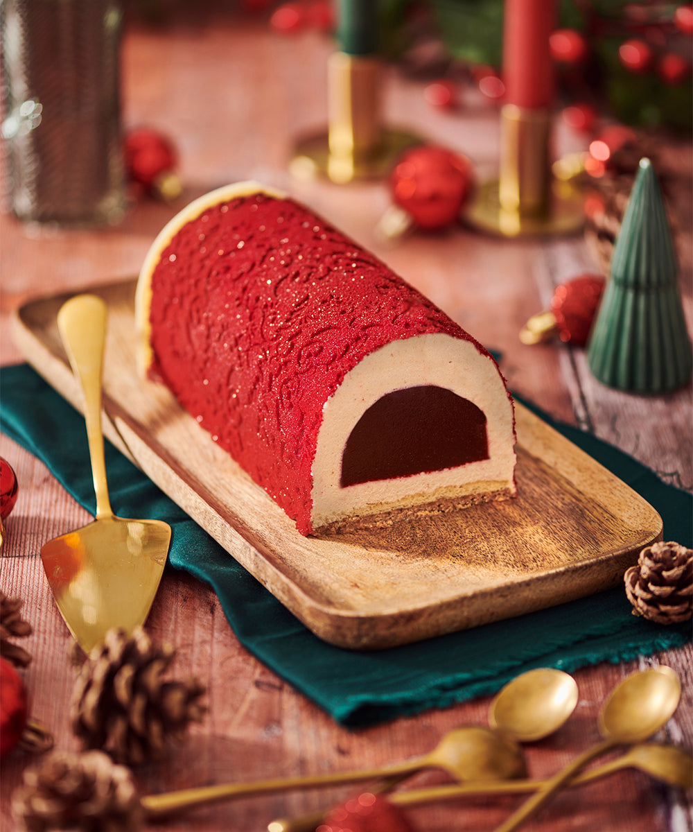 Bûche Cerise-Marron - Exclusivité Galeries Lafayette