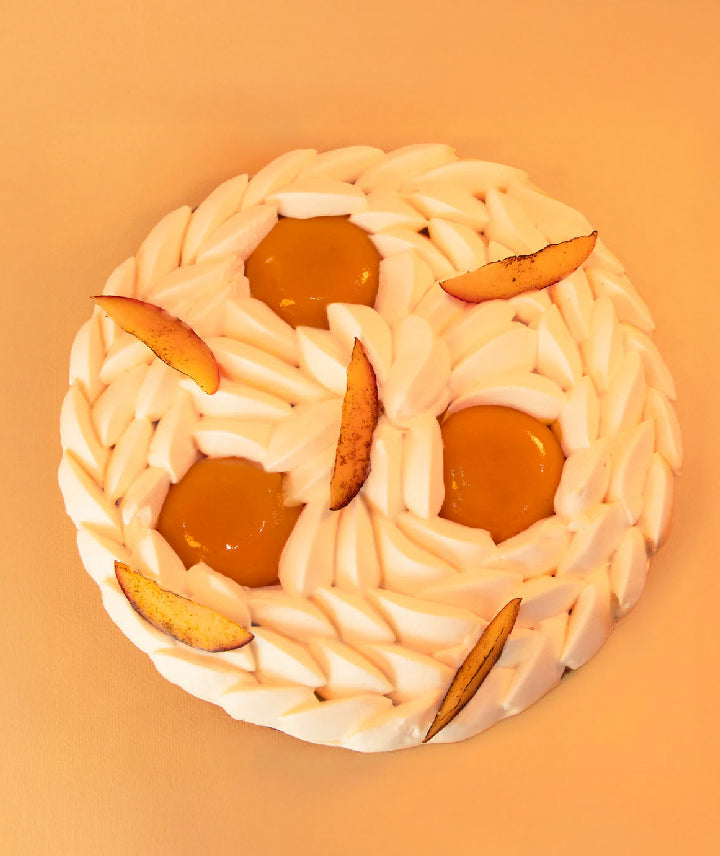 Tarte pêche - 4 personnes