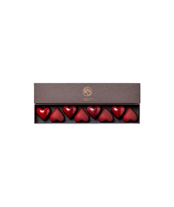 Coffret de 8 petits cœurs - Tendres et croustillants