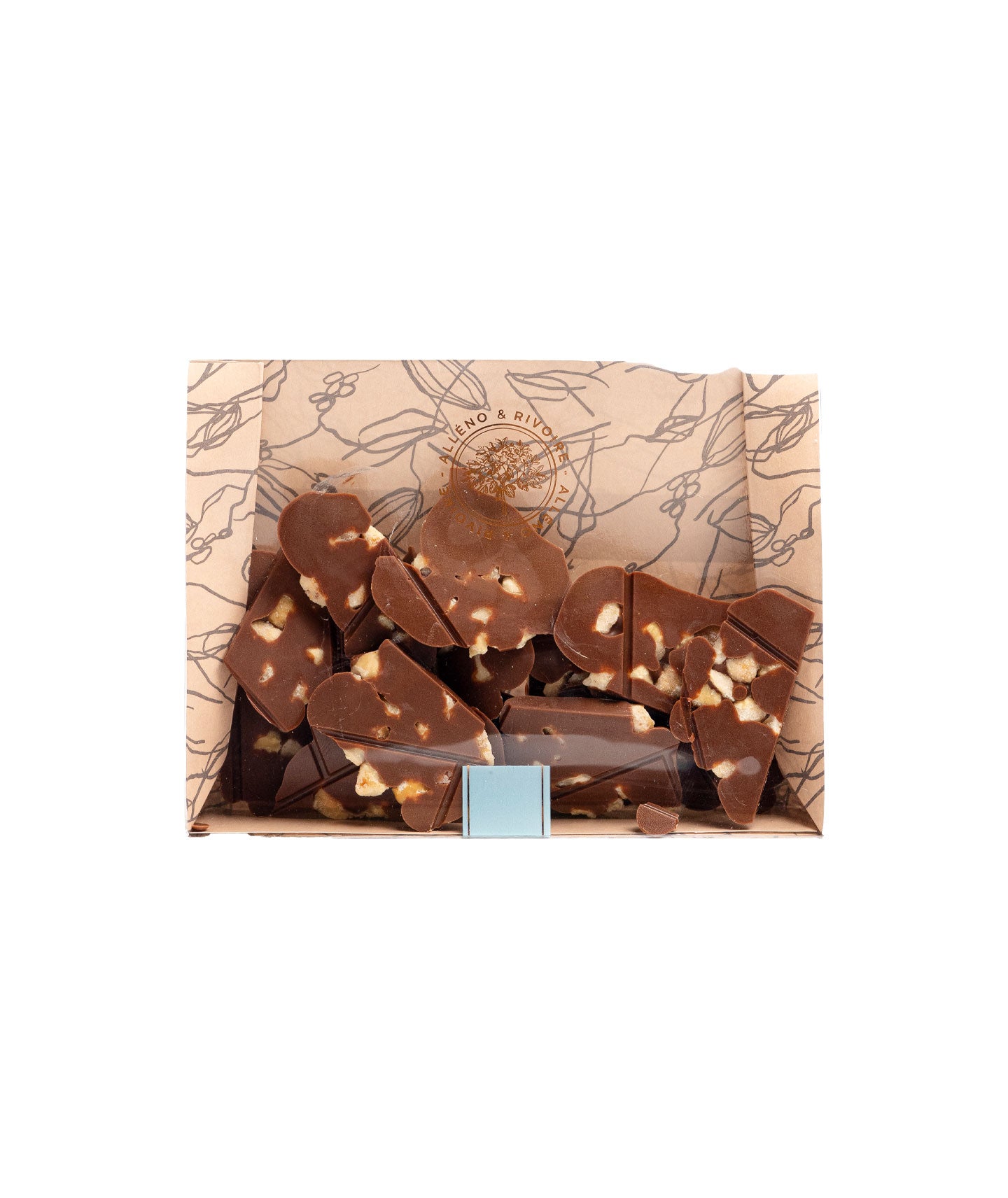 Mendiants noisettes chocolat au lait