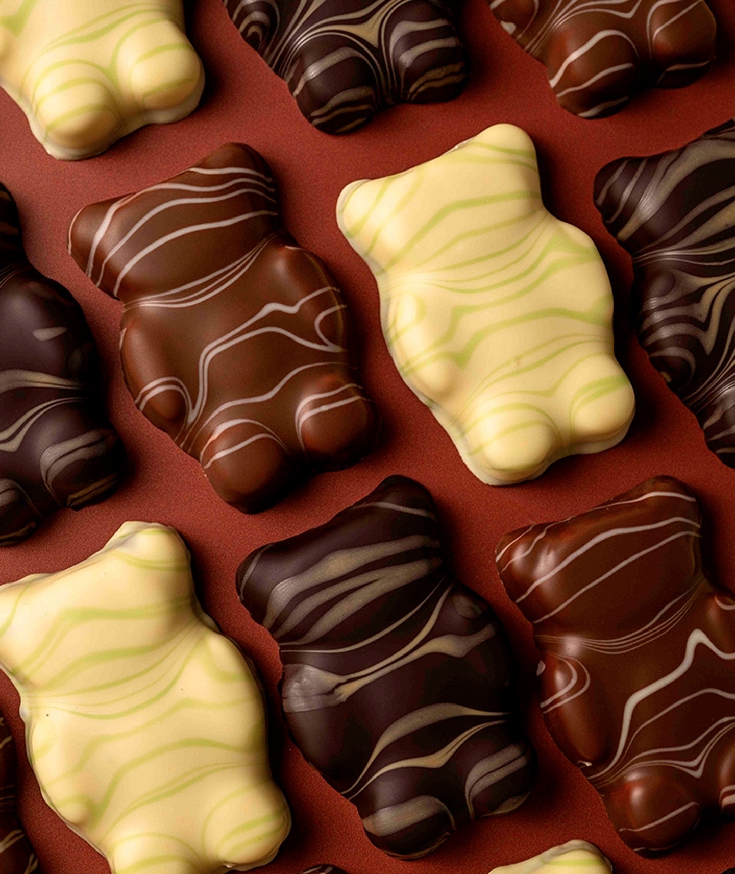 L'Ourson guimauve de Pâques - Chocolat blanc et praliné pistache