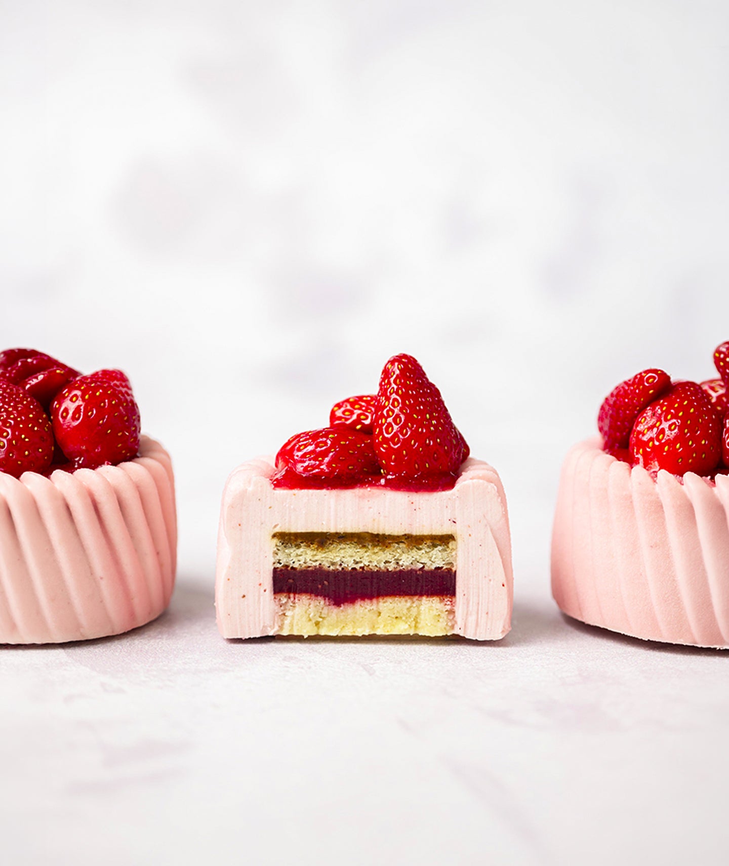 Entremets Fraise - Individuel