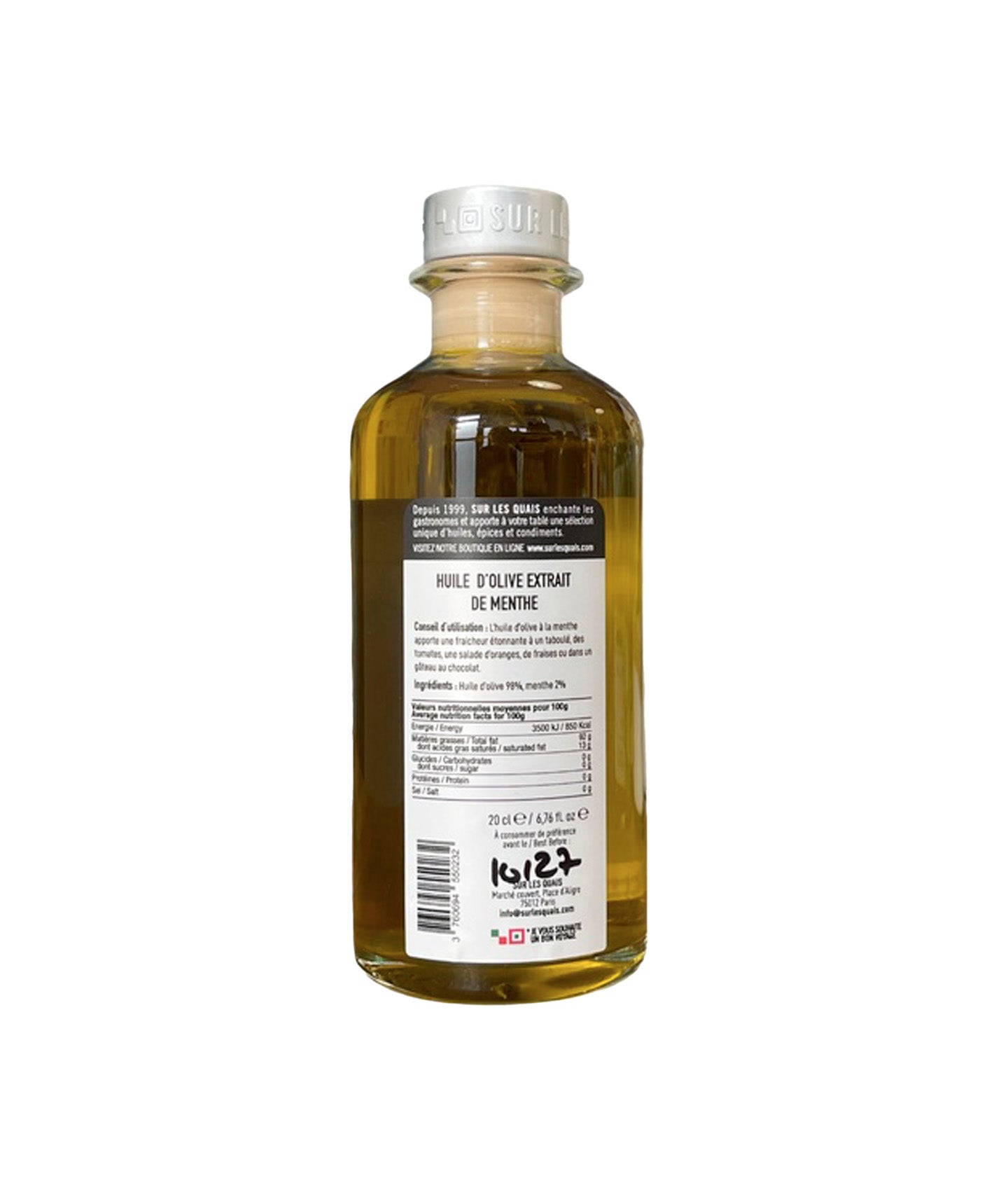 Huile d'olive et menthe