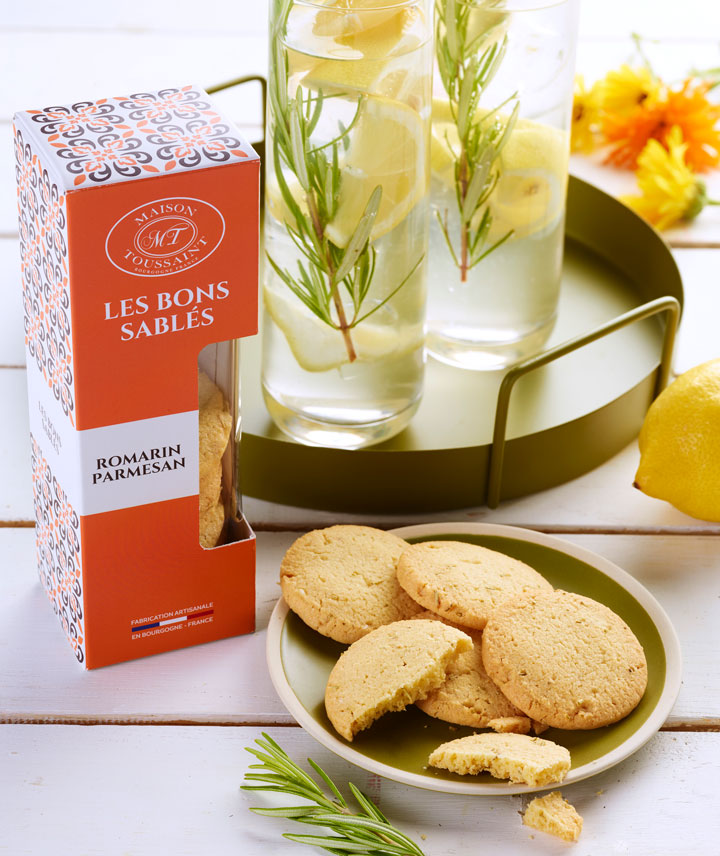 Les Bons Sablés - Romarin et parmesan