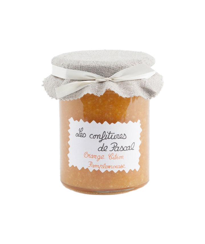 Confiture extra artisanale orange citron pamplemousse - Bio