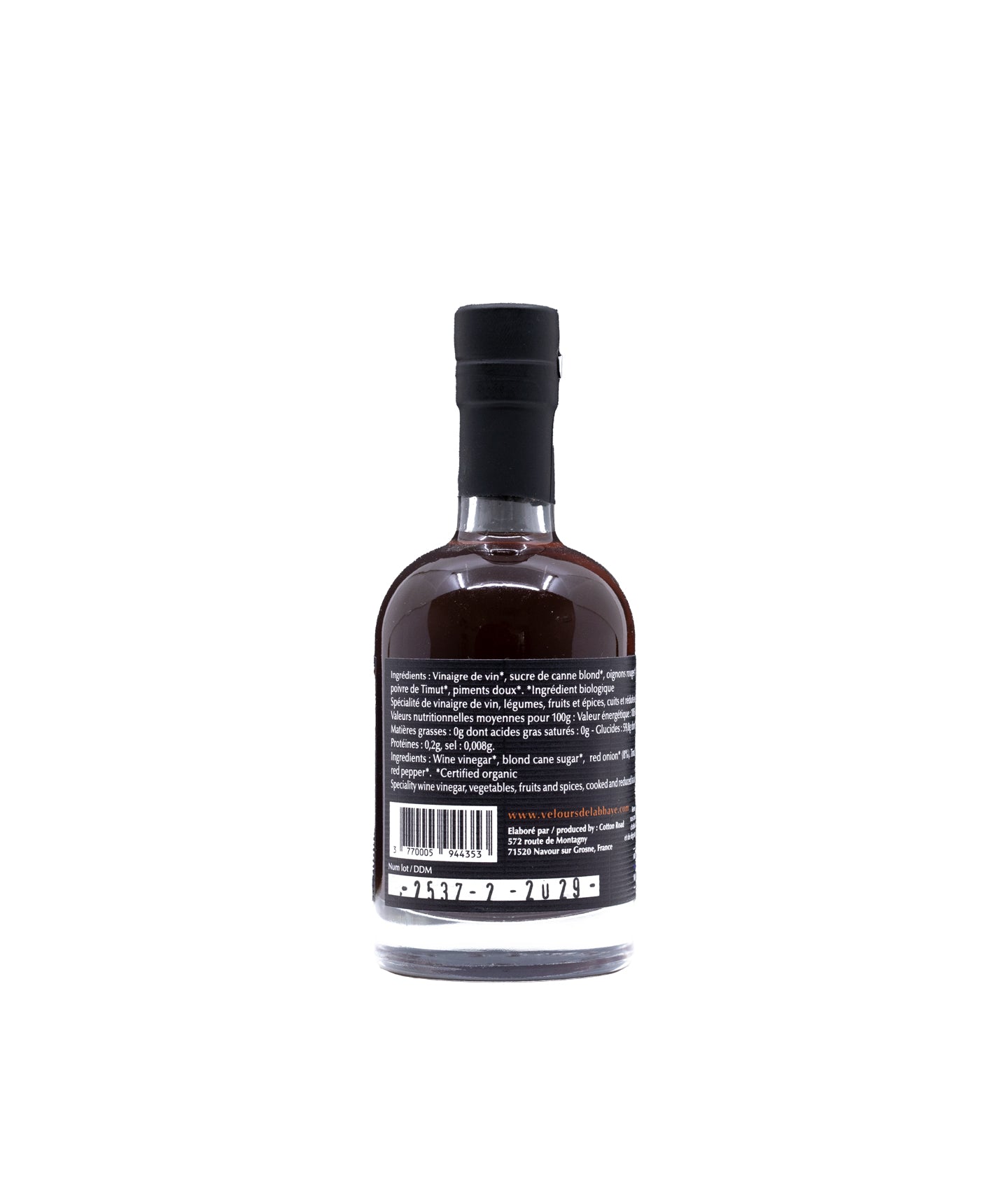 Velours de vinaigre Oignon Rouge confit