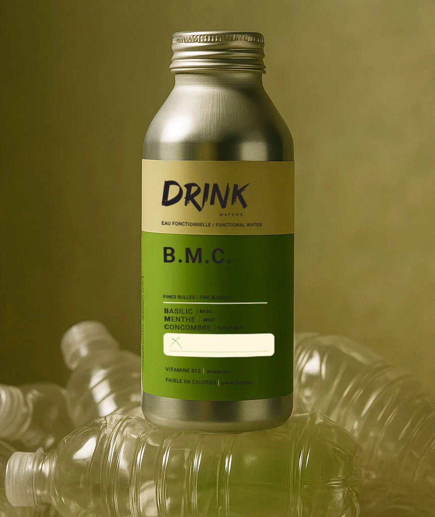 Drink B.M.C (basilic, menthe, concombre)
