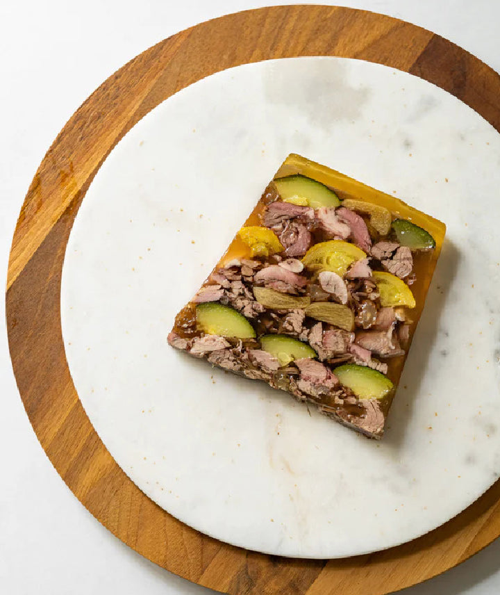 Terrine tajine d'agneau et volaille des Landes