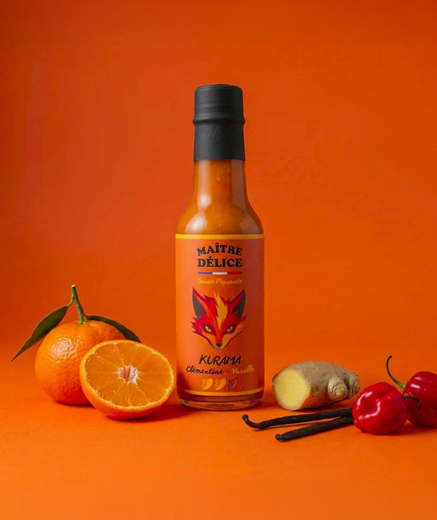 Sauce piquante clémentine et vanille - Kurama