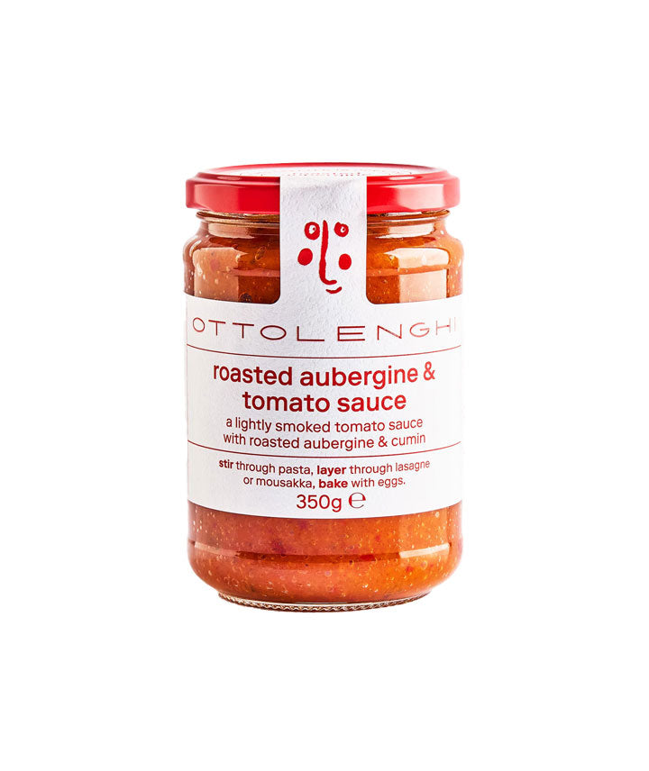 Sauce tomate et aubergines rôties