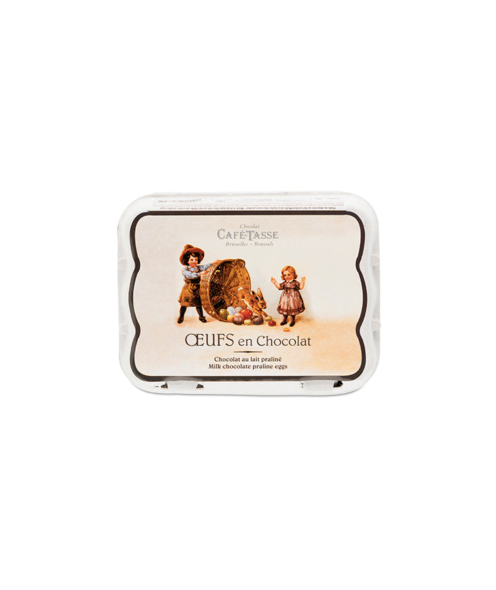 Boîte œufs en chocolat lait praliné