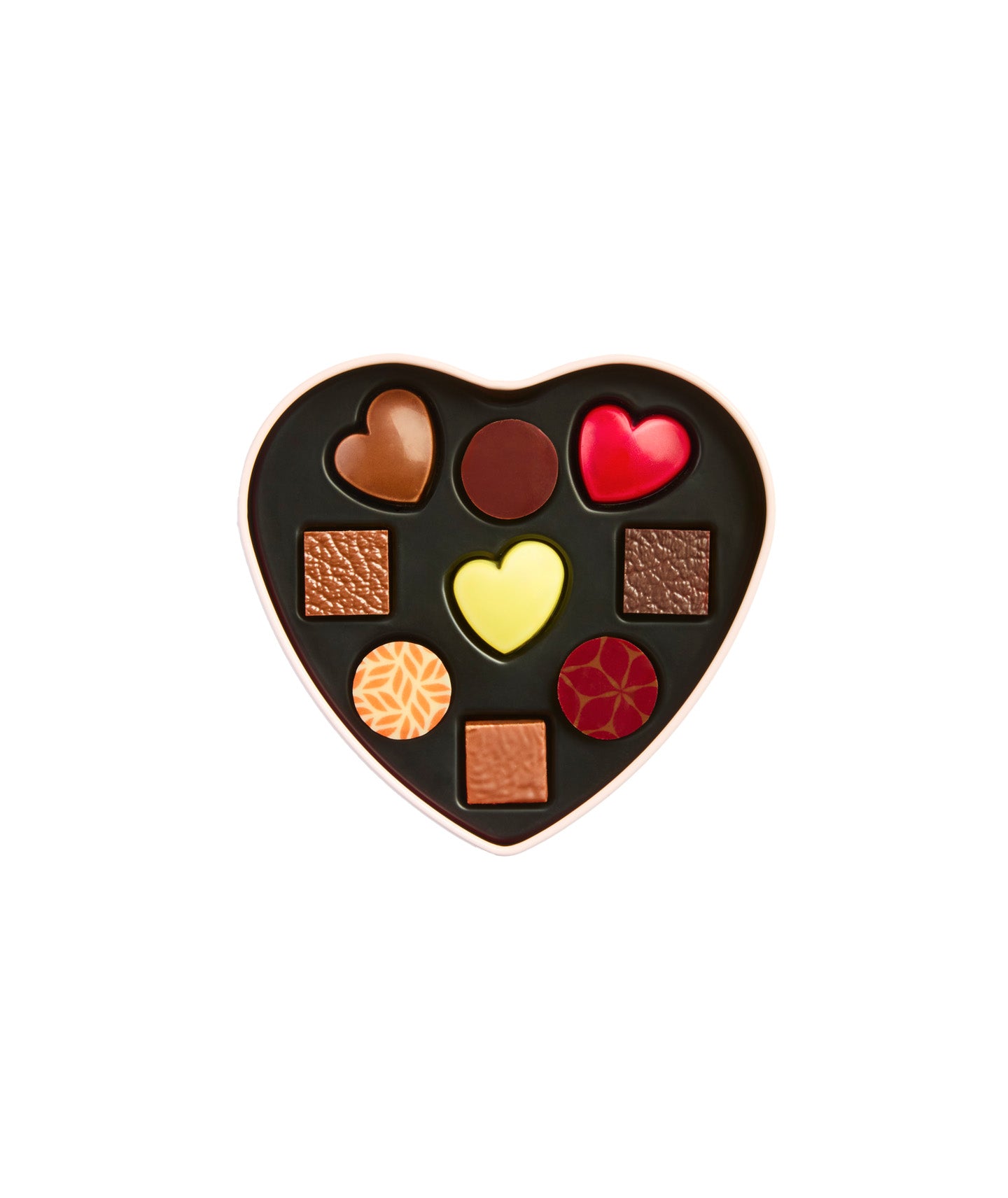 Coffret cœur 9 chocolats